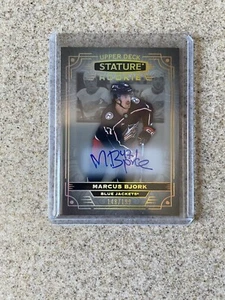MARCUS BJORK 2022-23 UD STATURE ROOKIE AUTO /199  - Picture 1 of 2