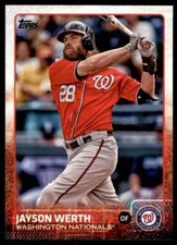 2015 Topps Series 1 Jayson Werth #6 Washington Nationals
