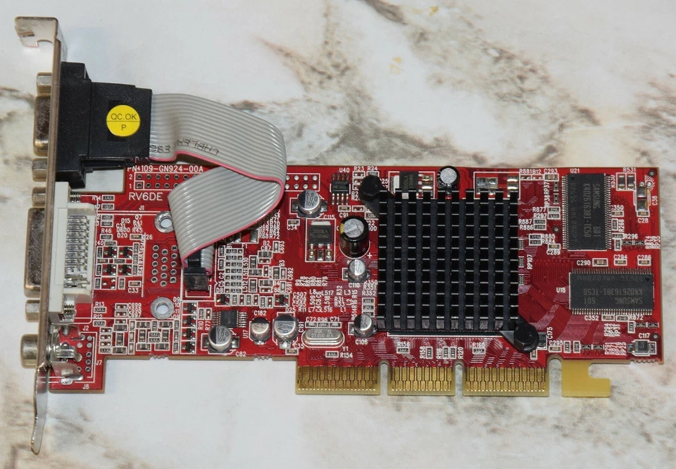 PowerColor Radeon 7000 DirectX 7 RV6DE-NB3 64MB 64-Bit DDR AGP 2X/4X Video Card - Image 1 of 1