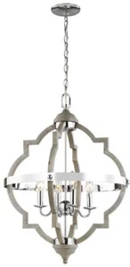 Sea Gull Lighting 5124904-872 Socorro Four-Light Light Fixture, Washed Pine - Picture 1 of 1