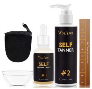 Self Tanner Sunless Tanning Lotion - Even & Streak-Free Light, Medium, Dark Fake - Picture 1 of 5