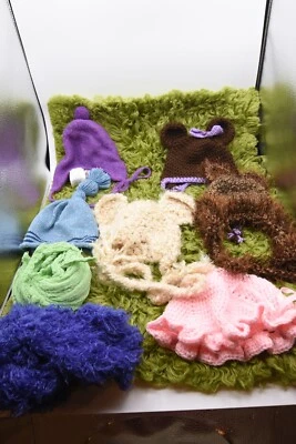 Accesorios de fotografía para recién nacidos bebés niños manta sombreros gorros para sesión de estudio Foto 1 de 4