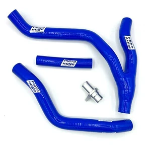 YAMAHA YZ250F 2024 2025 2026 SILICONE Y RADIATOR HOSE BLUE 23-223YB - Picture 1 of 5