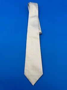 Silk Tie Masonic Square and Compass Necktie 57" Platinum Light Silver - Picture 1 of 3