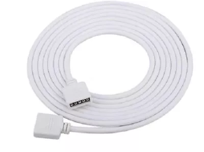 RGBW 5 PIN Verlängerungskabel für LED Streifen 0,5 1 2 3 5 10 Meter weiß schwarz - Image 1 of 4