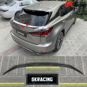 Glossy Black/Carbon Fiber Rear Middle Spoiler Wing For 2016-2022 Lexus RX350 450 - Foto 1 di 43