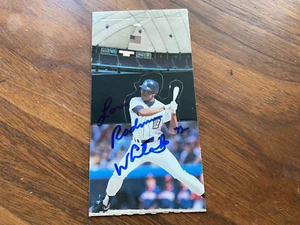 1985 Leaf Donruss All Star Game Pop Up Game AUTOGRAPHED Lou Whitaker  W / COA - Picture 1 of 4