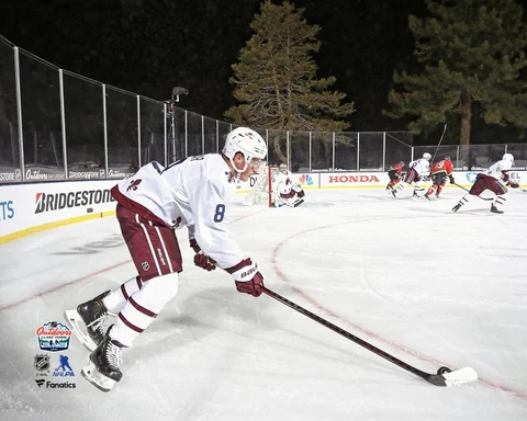 Cale Makar Colorado Avalanche Unsigned 2021 Outdoors at Lake Tahoe Photograph Cover
