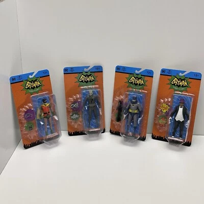 Lote de 4 figuras Batman Classic TV SERIES DC Mcfarlane Toys Penguin Riddler Foto 1 de 4