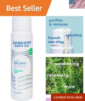 Rosemary Mint Detox Body Wash, 12 Oz - Nourishing Shower Gel for All Skin Types - Image 1 of 4