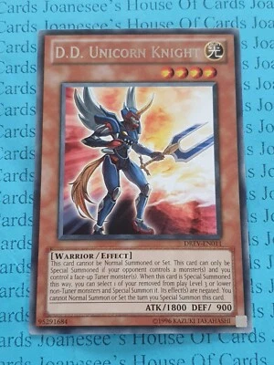 DREV-EN011 D.D. Unicorn Knight Rare Yu-Gi-Oh Card (Unl) New - Image 1 of 3