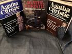 Agatha Christie 3 livres HC wDJ As Per Photos. 2 sont 1980, 1 Is 1989. Très bon.