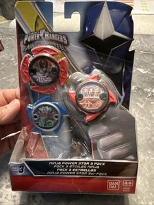 Mighty Morphin Power Rangers Ninja Steel Bandai Star paquete de 2 con almuerzo 43770 - Imagen 1 de 2