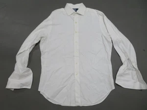 Polo Ralph Lauren Shirt Mens 16.5 32/33 White Regent Classic Fit French Cuff - Picture 1 of 9