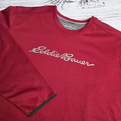 Eddie Bauer Crewneck Sweatshirt FreeHeat Mens Size 3XLT Red Outdoor Polyester - Image 1 of 4