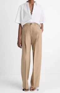 Vince High-Waist Tailored Wide-Leg Trouser. Size 14. MSRP $345 - Picture 1 of 18
