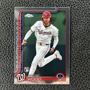 James Wood - 2025 Topps Chrome #132 (RC) Rookie Washington Nationals - Bild 1 von 2
