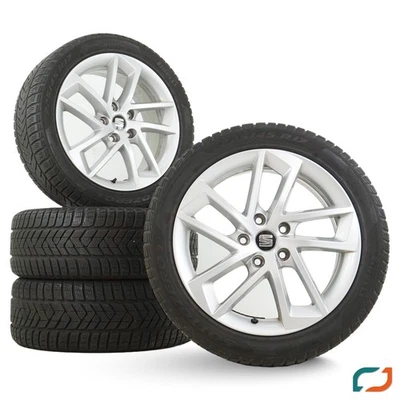 Original Seat Leon 5F ST 5F1 5F8 17 Zoll Winterräder Winterreifen 225/45 R17 91H - Bild 1 von 4