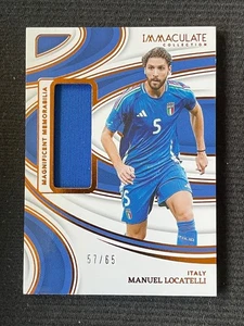 Manuel Locatelli 2024-25 Panini Immaculate Magnificent Memorabilia 57/65 #ME-MLO - Picture 1 of 2