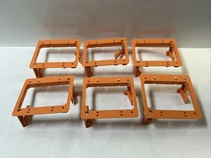 Lot Of (6) Carlon Mounting Bracket Pvc Orange SC200RR - Picture 1 of 4