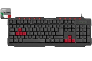 Speedlink Ferus USB Gaming Clavier Italien IT ITA QWERTY Layout Gamer - Afbeelding 1 van 4