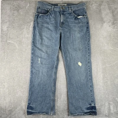 Urban Up Jeans Mens 36x30 Blue Relaxed Straight Fit Distressed Denim Y2K 2000s - Image 1 of 4