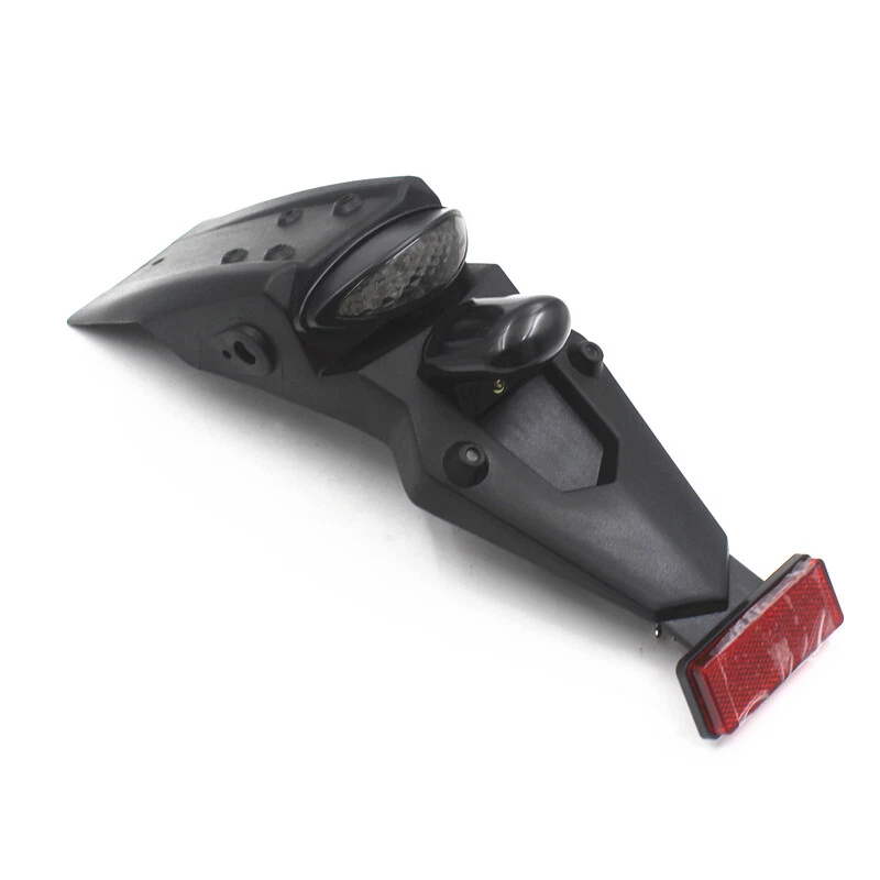 Luz trasera LED universal para moto guardabarros trasero parada enduro luz trasera café racer Foto 1 de 4