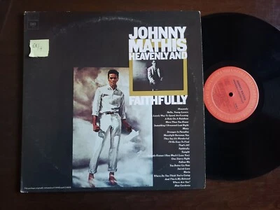 Johnny Mathis Heavenly and Faithfully original vinyl 2LP: EX jacket: VG+ - Image 1 of 2