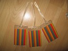 Gay Pride Luggage Tags - Rainbow Flag LGBTQ LGBT Queer Suitcase Tags Set (3) NEW
