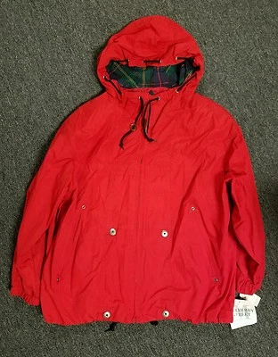 De Colección Nuevo Con Etiquetas Mulberry Street Chaqueta Abrigo Cremallera Frontal Rojo Cuadros XL Hecho en Rusia A6 Foto 1 de 4