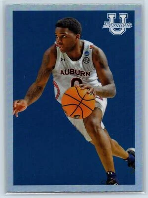 KD Johnson 2022-23 Bowman University Chrome: 2009 Bowman Auburn Tigers #09B-24 - Image 1 of 2