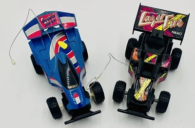 Vintage Nikko Cosmic Racer & Larger Fire Remote Control RC Buggy - Image 1 of 4
