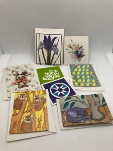 Assorted lot of Vintage Cute Small Note Greeting Gift Cards - Unused John Noble - Picture 1 of 2