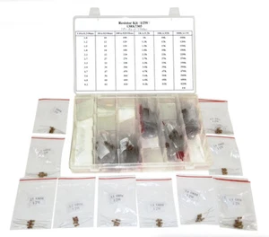 365 Piece 1/2 Watt Resistor Kit with Plastic Storage Case, Wide Range of Values - Picture 1 of 2