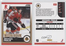 2010-11 Score Rookies & Traded Gold Michael Frolik #587