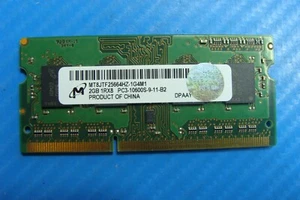 Dell L511z Laptop Micron 2GB Memory Ram pc3-10600s-9-11-b2 mt8jtf25664hz-1g4m1 - Picture 1 of 2