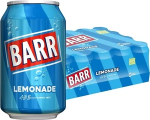 BARR Lemonade since 1875 Perfect Lemon, Flavoured Fizzy Drink 24x330ml - Picture 1 of 4