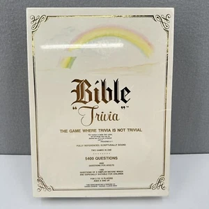 Juego de mesa vintage Bible Trivia 1985 Cadaco 5.400 preguntas SELLADO NUEVO - Imagen 1 de 12