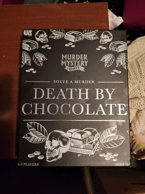 MURDER MYSTERY Muerte por Chocolate Cena Fiesta Juego NUEVO Caja Sellada Resolver Asesinato Foto 1 de 4