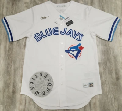 NWT Fred McGriff Toronto Blue Jays MLB Nike Cooperstown Baseball Jersey Men M - Image 1 of 4