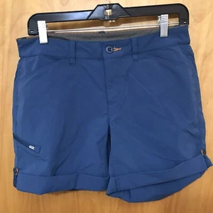 Orvis Slate Blue Performance Shorts Women's Size 6 - Picture 1 of 6