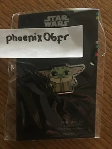Nuovo! The Child Star Wars Mandalorian PXL8 Spilla Smaltata Punzone LE 2500 SDCC 2020 - Foto 1 di 2