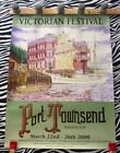 Port Townsend, WA 4th Annual Victorian Festival 18x24 Print Poster (2000)