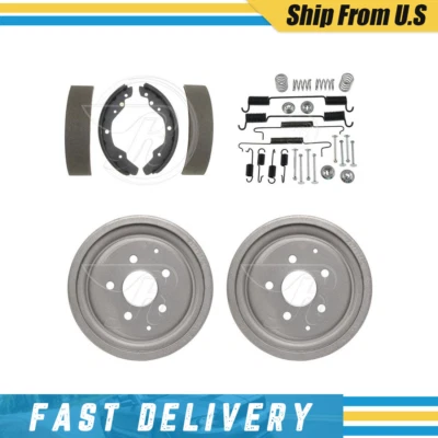 Kit de zapatas de freno de tambores traseros y herrajes para Volkswagen Campmobile 1971-1972 Foto 1 de 4