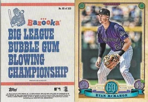 Gypsy Queen Ryan McMahon Bazooka Back 2019 - Colorado Rockies - #85 - Imagen 1 de 1