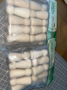 Muñecas clavija de madera sin terminar niño/niña, 2,25 pulgadas - Lote de 40 - Madera natural - Imagen 1 de 6