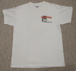 Vintage HOOTERS HONOLULU Sexy Nascar Pit Crew Graphic T Shirt SIZE LARGE Rare! - Picture 1 of 8