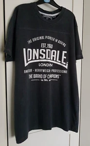 Men's Grey Lonsdale T Shirt size S - Picture 1 of 8