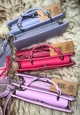 Steve Madden BEVIE DT623890 Black, Pink, Violet Satchel Crossbody Bag NWT - Image 1 of 4