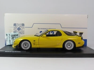Solido Mazda RX7 Type RS FDRS yellow streetfighters 1994 1/18 S1810603 - Immagine 1 di 4